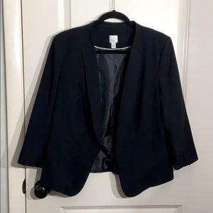 LC black blazer size 14